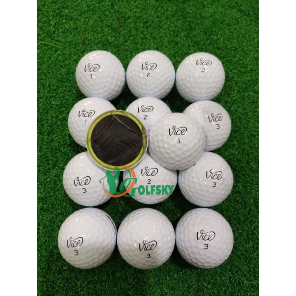 Vice Pro ของแท้ Vice Pro Plus 3 - ลูกกอล์ฟ 4 ชั้น การนําเข้าจากยุโรปใหม่ 85%