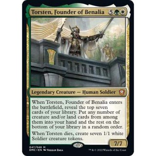 [MTG] Torsten, Founder of Benalia [DMC] [MULTI] [MYTHIC] [NORMAL] [ENG] (การ์ดเมจิค / Magic the Gathering)