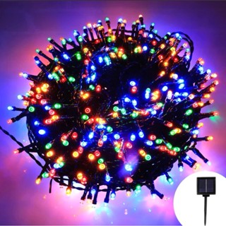 LED solar string lights Christmas festival string lights indoor and outdoor decorative lights night lights modeling