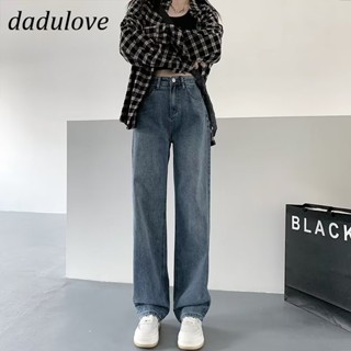 DaDulove💕 New Vintage Washed Jeans High Waist Loose Women Wide Leg Pants Fashion Plus Size Straight Leg Pants