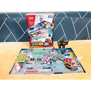 สมุดแผนที่ 3 มิติ Disney Cars Tomica Play Oil Rig (สินค้าพร้อมส่ง)