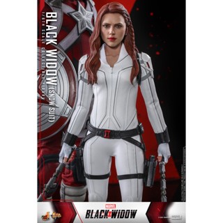 🕊️พร้อมส่ง ฟิกเกอร์ โมเดล ของสะสม Hot Toys MMS601 1/6 Black Widow - Black Widow (Snow Suit Version)