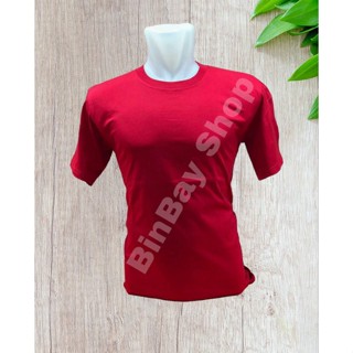 เสื้อยืด Combed 20S สีแดง