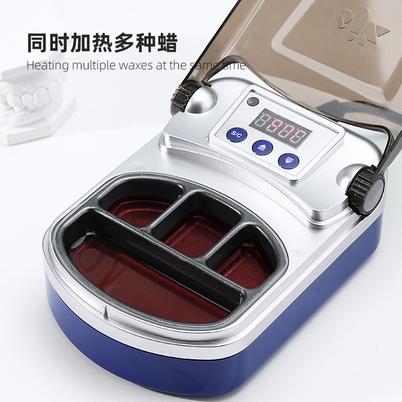 4-well Digital wax Pot Dental wax melter Heater Digital wax melter wax melter