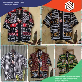 Baju BAJU BATIK outer KIMONO BATIK MUHSI BAJU เสื้อแขนยาว สไตล์ญี่ปุ่นดั้งเดิม สําหรับผู้ชาย