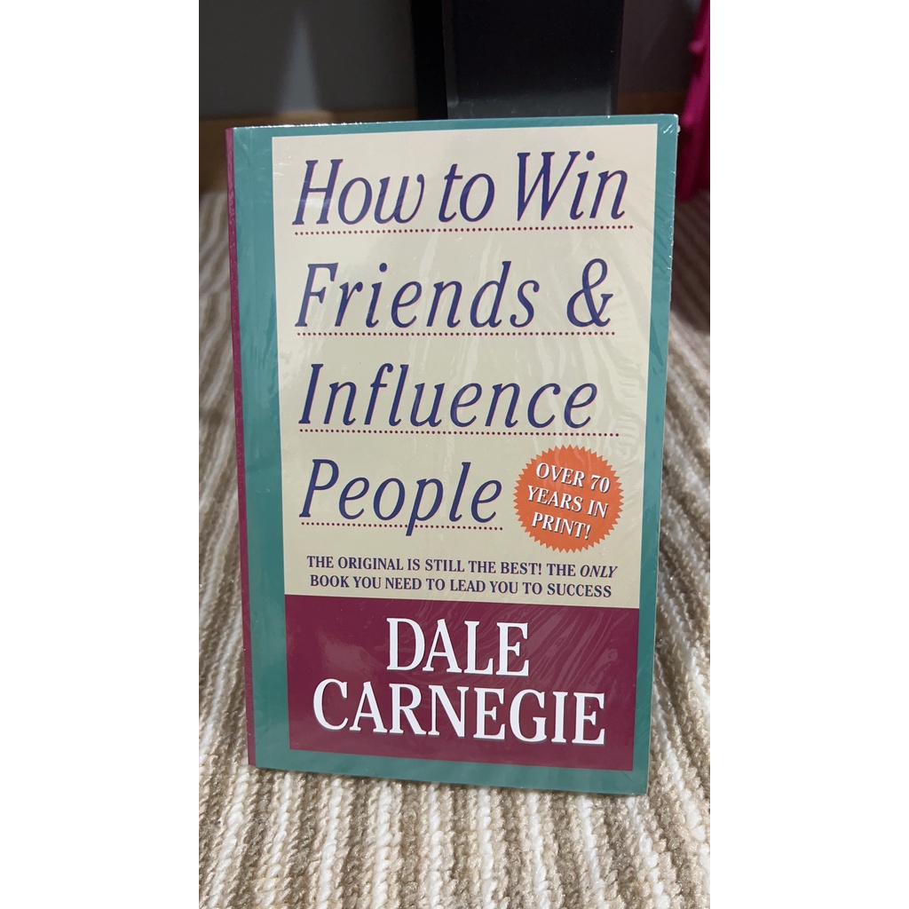 A Book*Dale Carnegie How to Win Friends & Influence People english book interpersonal relationship หนังสือภาษาอังกฤษ