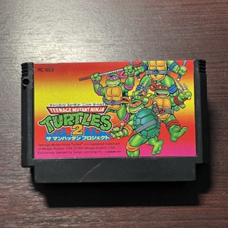 ตลับแท้ Teenage Mutant Ninja Turtles 2: The Manhattan Project (JP) FC