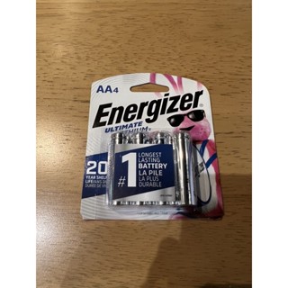 Energizer Ultimate Lithium AA, 4 Batteries, Best Before 2041 - 2042 (New)