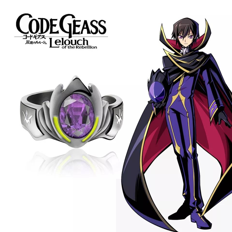 แหวนจากอนิเมะ Code Geass โค้ดกีอัส ออกแบบจากหน้ากากของ แหวนหน้ากาก Zero Code Geass Lelouch ลูลูช