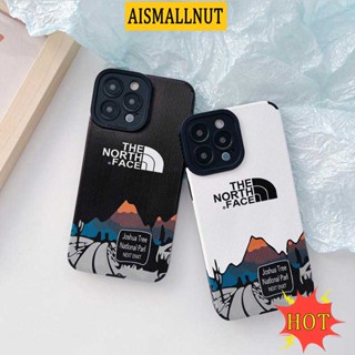 เคสโทรศัพท์มือถือ กันฝุ่น กันกระแทก ลายภูเขาไฟ สีขาวดํา สําหรับ IPhone 14 13 11 12 Pro Max 7 8 Plus X XR XSMAX