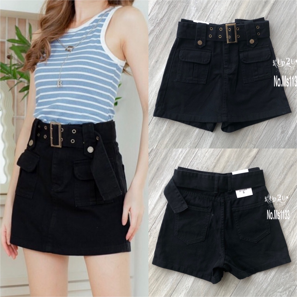 N1133# กางเกงกระโปรงยีนส์สั้น My Style
