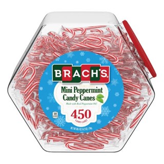 Brach’s Peppermint Mini Candy Cane Christmas 🎅 ขนม usa