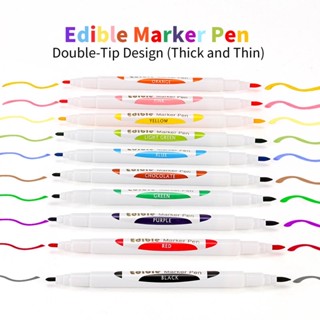 Edible Marker Pen | ปากกากินได้ ปลอดภัย 100% ปากกาเขียนขนม ปากกาหมึกกินได้ปากกาสีผสมอาหาร