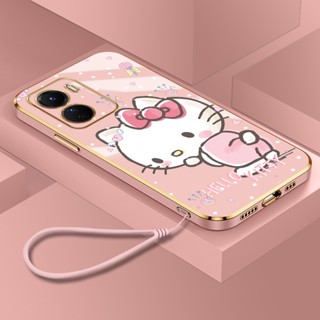 เคส Vivo Y16 เคสโทรศัพท์ Hello Cat น่ารัก