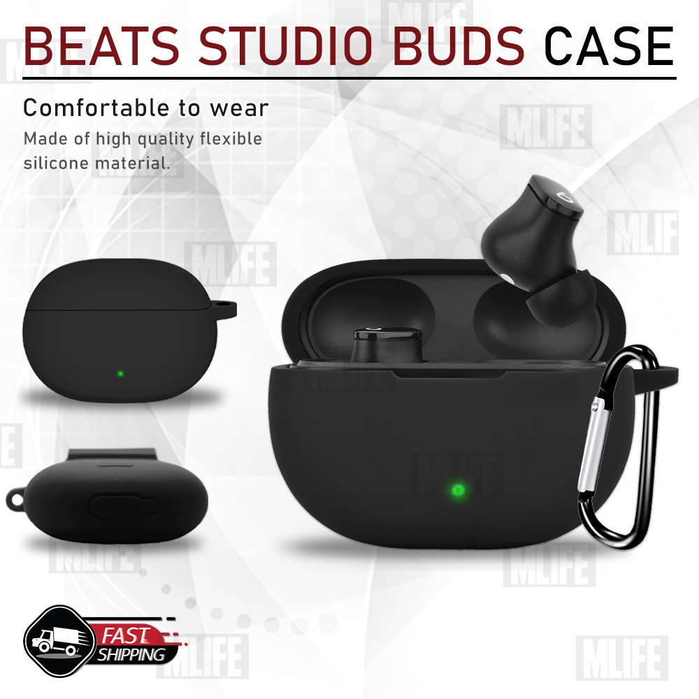 MLIFE - เคส Beats Studio Buds เคสหูฟัง เคสกันรอย สำหรับ สายคล้องคอ หูฟังไร้สาย หูฟังบลูทูธ - Earphone Case Cover