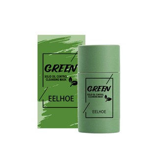  EELHOE green tea solid cleaning facial mask cleans pore dirt and regulates skin water and oil balance