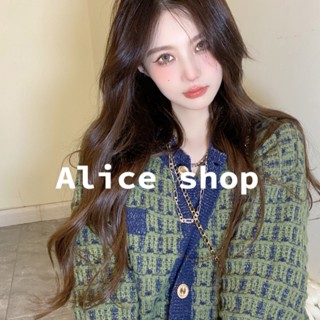 Alice  เสื้อคลุมคาร์ดิแกน คาร์ดิแกนเกาหลี  fashion ins Korean Style Comfortable A21K036 36Z230909