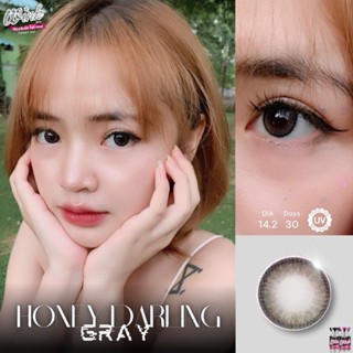 ร้านเลนส์สวยคอนแทค Wink Wow รุ่นHoney Daring สี Gray เทา โปรสุดคุ้มไม่มีค่าสายตาแฟชั่น นำเ้าจากเกาหลี รุ่นขายดีมาก