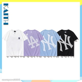 ♀◊พร้อมส่ง เสื้อยืดแขนสั้น ผ้าฝ้าย พิมพ์ลาย ทรงหลวม สีแคนดี้ สไตล์ฮิปฮอป เรียบง่าย เหมาะกับฤดูร้อน สําหรับผู้หญิง และผู้