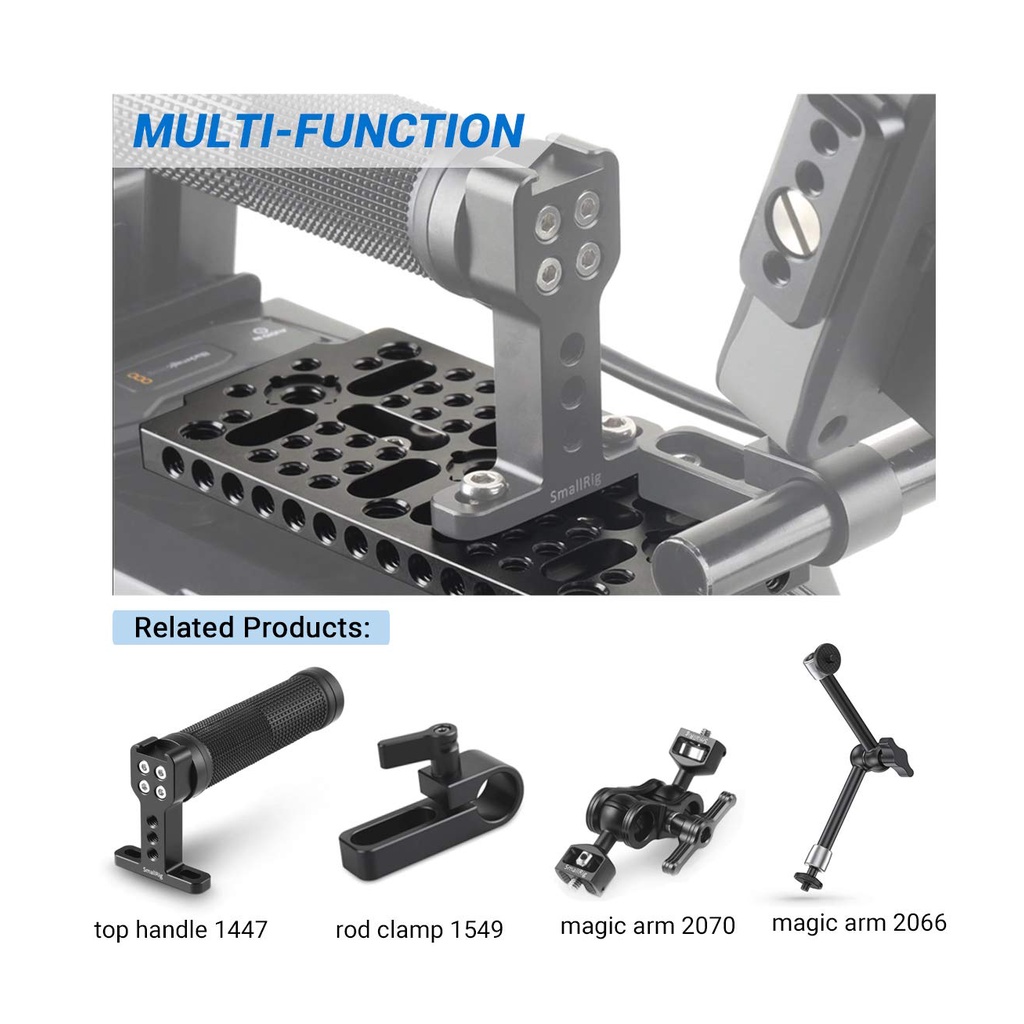 SmallRig Multi-Purpose Switching Plate for Rail Block Dovetail Camera Cheese Plate 1681