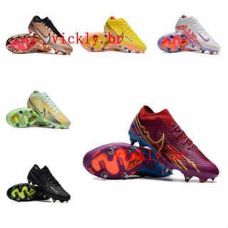 รองเท้าฟุตบอล รุ่น Zoom Vapor Xv Elite Pro-SG Cleats สีม่วง สีทอง สําหรับผู้ชาย 2022 012