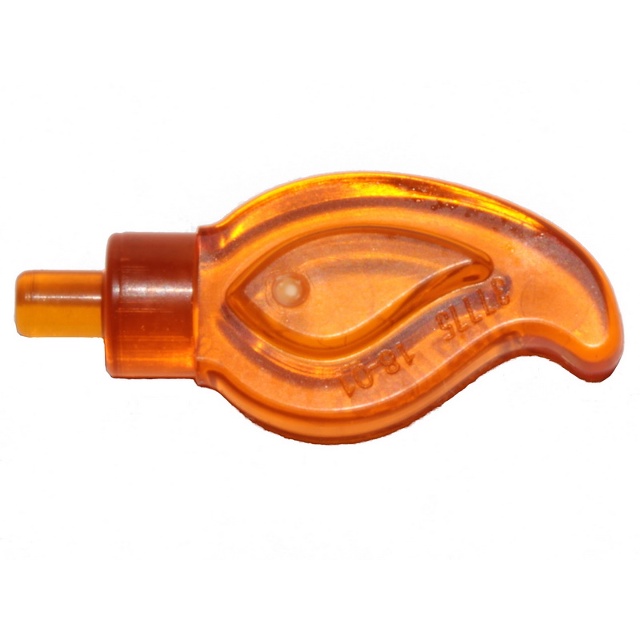 [963] ชิ้นส่วนเลโก้ Lego Part Wave Rounded Straight Single with Small Pin End (Candle Flame)(37775) ราคา/ชิ้น