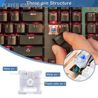 Player kingdom 10 PCs Mechanical Keyboard Switch Plate Mounted Blue for NewGiant RGB Series