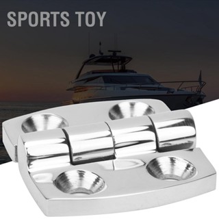 Sports Toy 316 Stainless Steel Arc-shaped 4-hole Hinge for Boat Yacht Cabinet Door