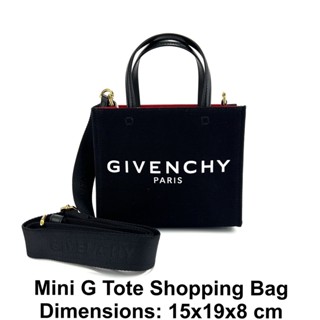 **สอบถามstockก่อนกดสั่ง Givenchy shopping bag tote สีดำ น่ารัก กระเป๋า จีวองชี ของแท้ สะพายข้าง กระเป๋าถือ แบรนด์เนม