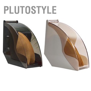 Plutostyle กล่องพลาสติก เก็บกระดาษกรองกาแฟ กันฝุ่น พร้อมฝาปิด