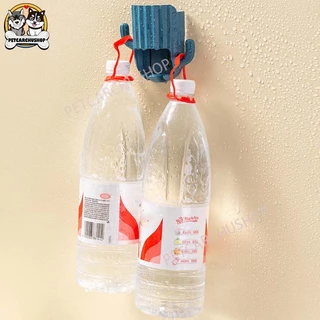 ที่เก็บแปรงสีฟัน ชั้นวางของห้องน้ำ ติดผนัง กระบองเพชร มีตะขอ สามารถใช้ใส่แปรงสีฟันและยาสีฟันได้ มี 4 สี