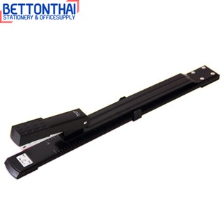 Deli 0334 Long Stapler เครื่องเย็บกระดาษมุงหลังคา ของแท้ 100% (สีดำ) เครื่องเย็บกระดาษ ที่เย็บ อุปกรณ์สำนักงาน