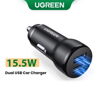 Ugreen อะแดปเตอร์ชาร์จในรถยนต์ ขนาดเล็ก สําหรับ iPhone 13 12 11 Galaxy S22 S21 A52 Huawei P40 P30