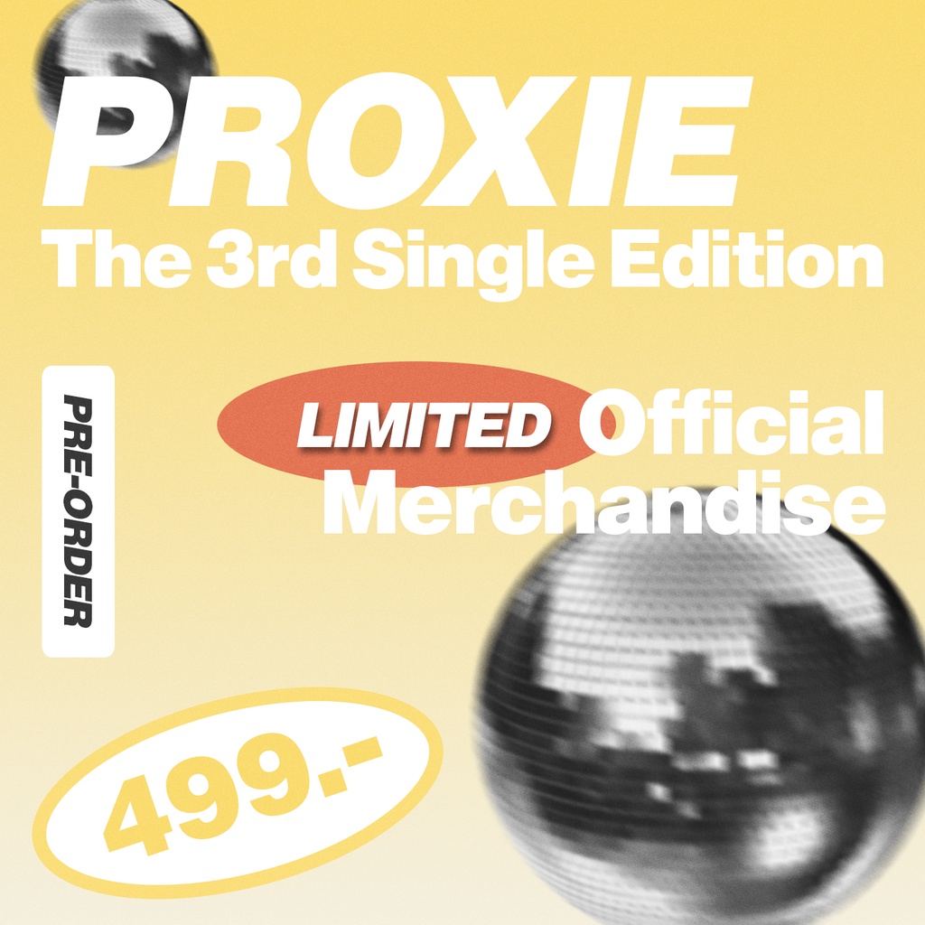 [Instock] PROXIE The 3rd Single Edition Limited Official Merchandise