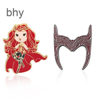 Bhy เข็มกลัด การ์ตูนอนิเมะ MARVEL Scarlet Witch Headwear Superhero Crown ฮาโลวีน