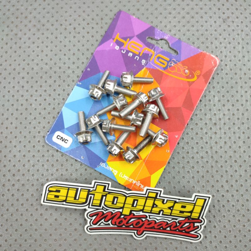 Probolt 6 เกลียวยาว 1.5 ซม. สแตนเลส GS1 m4x15 heng thailand