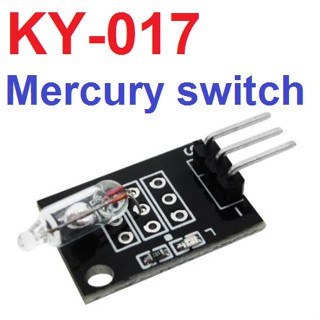 สวิตช์ปรอท KY-017 Mercury switch module Mercury sensor