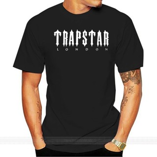 Lyzh Limited ใหม่ เสื้อยืดลําลอง ผ้าฝ้าย แขนสั้น พิมพ์ลาย Trapstar London แฟชั่นสําหรับผู้ชาย ไซซ์ S-5XL