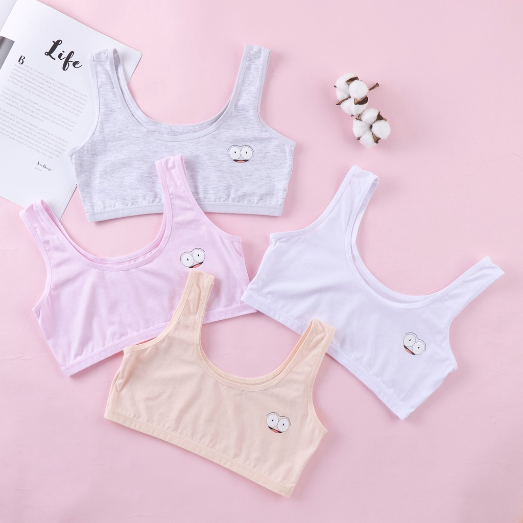 ขายดี!!! Teen Bra/ชุดชั้นในเด็กผู้หญิง Mini Teen Bra Set/Sport Bra ABG Stockami P75 - P77