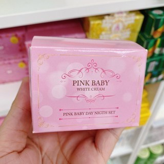 Pink Baby white cream