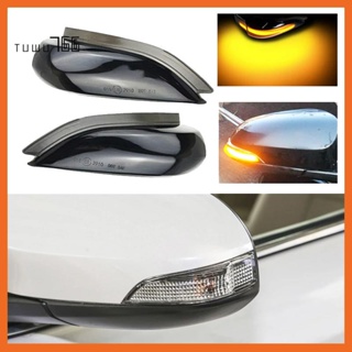 ไฟเลี้ยวไดนามิก LED ติดกระจกมองหลังรถยนต์ สําหรับ Toyota Corolla Yaris XP130 Auris E180 Camry Prius