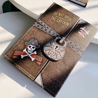 Pirate Diary หัวเข็มขัดแม่เหล็ก Magnetic Buckle Design A5 160Pages