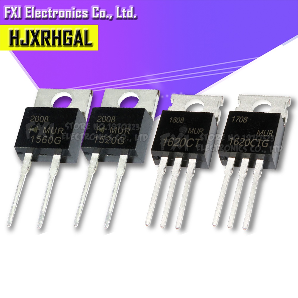 10PCS MUR1660CT TO-220 U1660G MUR1520 MUR1560G MUR1620CT MUR1660G MUR860G MUR1620 MUR1660 Triode