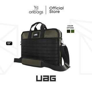 Uag กางเกงในยุทธวิธี ทรงสลิม - สีมะกอก / ดํา (13 นิ้ว)