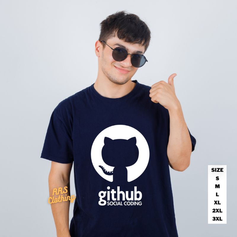 Github Social Coding Jumbo Programmer เสื้อยืด/เสื้อยืด Coding/สมุดการเขียนโปรแกรม Coding