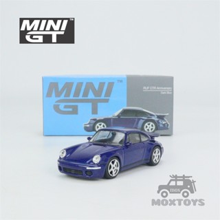 โมเดลรถยนต์ MINI GT 1:64 RUF CTR Anniversary Dark Blue LHD Diecast