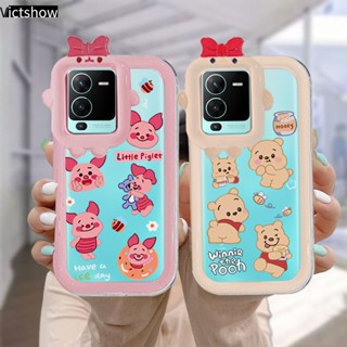 เคสโทรศัพท์มือถือ แบบนิ่ม ลายการ์ตูนหมีพูห์น่ารัก สําหรับ VIVO V23E Y35 Y22 Y22S Y16 V21 Y12S Y12 Y20 Y15S Y91C Y21 2021 Y21A Y21T Y30 Y21S Y20S Y12i Y33T Y01 Y91 Y30i Y93 Y95