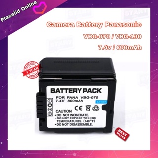 แบตเตอรี่กล้อง Camera Battery Panasonic VBG-070 / VBG-130 (7.4v/800mAh) Li-ion Battery รับประกันสินค้า 1 ปี