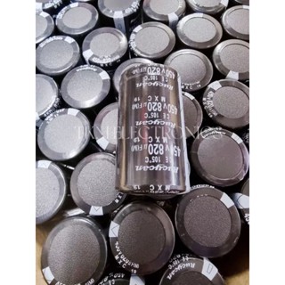 ฿75.00
C คาปาซิเตอร์ขาเขี้ยว 820uF 450v Rubycon 105°C ขนาด35*60mm Capacitor 820uf 200V 250V