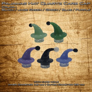 Pajamas Hat Quartz Carb Cap Black / Jade Green / Green / Blue / Purple